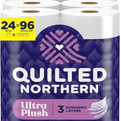 Quilted Northern Ultra Plush Toilet Paper, 24 Mega Rolls